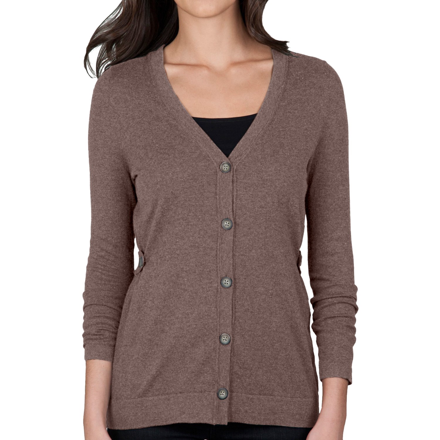 Lilla P Cotton-Cashmere Cardigan Sweater (For Women)