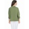 163GD_3 Lilla P Flame French Terry Pullover Shirt - Long Sleeve (For Women)