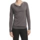 Lilla P Pima Jersey Cowl Neck Shirt - Long Raglan Sleeve (For Women)