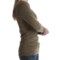 8671G_3 Lilla P Pima Jersey Ruched Waist Shirt - U-Neck, Long Sleeve (For Women)