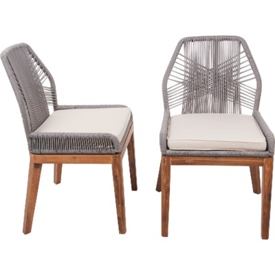 rope crossweave dining chair