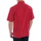 8151V_2 Linea Rosso Solid Silk Waffle Shirt - Short Sleeve (For Men)