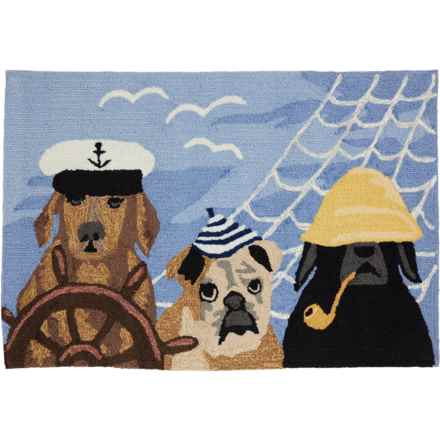 Liora Manne Arf Ye Mateys Indoor-Outdoor Scatter Rug - 24x36”, Multi in Multi