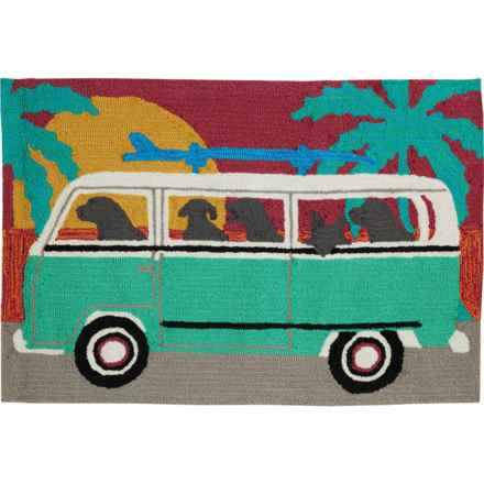 Liora Manne Beach Trip Indoor-Outdoor Scatter Rug - 24x36”, Multi in Multi
