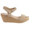 128JH_4 lisa b. Double-Strap Espadrille Wedge Sandals - Suede (For Women)
