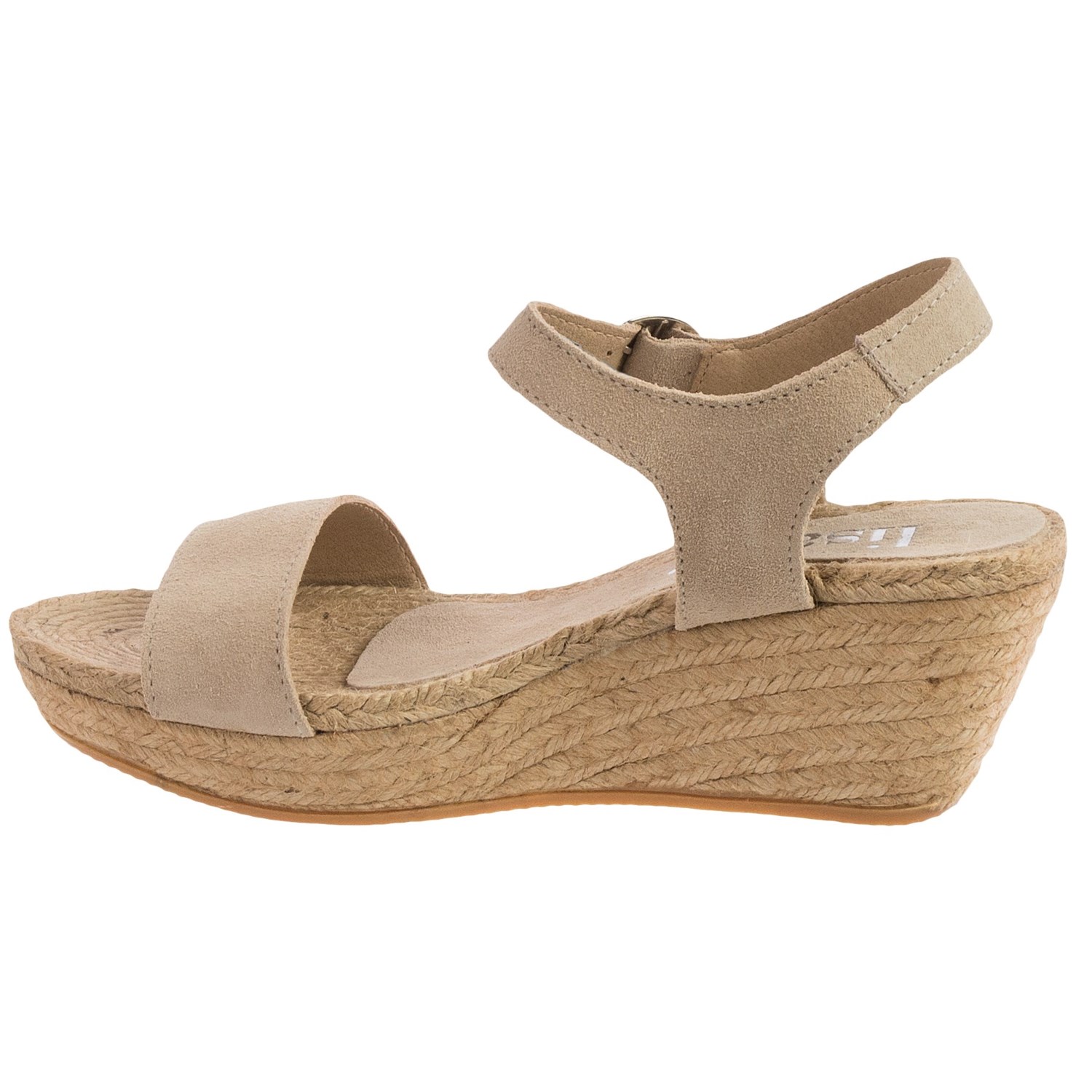 lisa b. Double-Strap Espadrille Wedge Sandals (For Women) - Save 77%