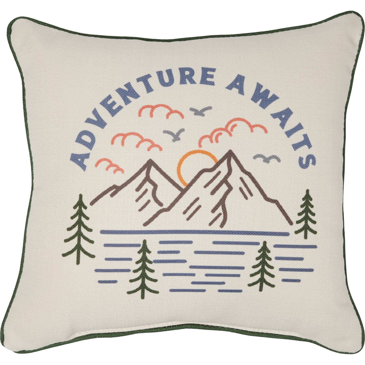 Adventure 2024 throw pillow