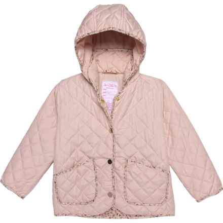 LIV & LOTTIE Toddler Girls Diamond-Quilted Jacket - Insulated in Pink