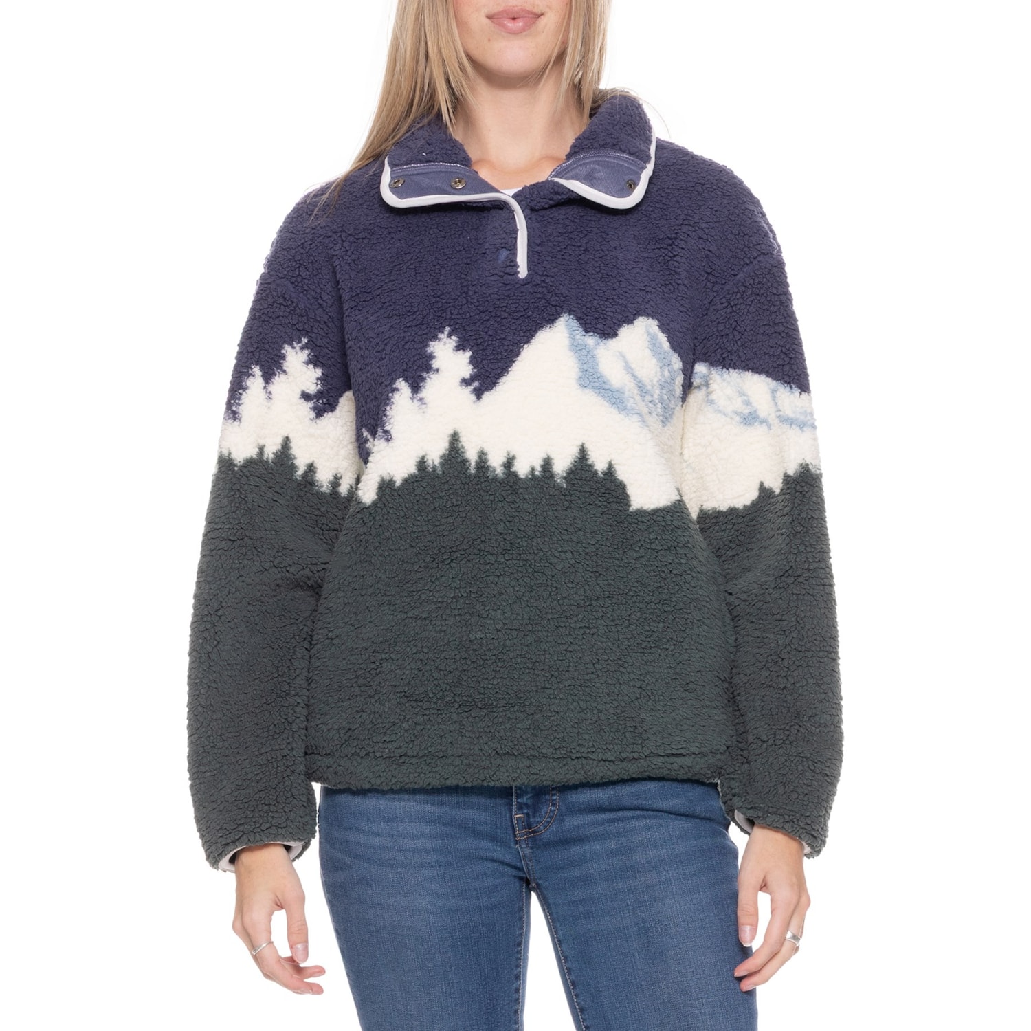 LIV OUTDOOR Ainsley Fleece Pullover Sweater