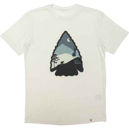 LIV OUTDOOR Big Boys Arrowhead Bear Graphic T-Shirt - Short Sleeve in Frost