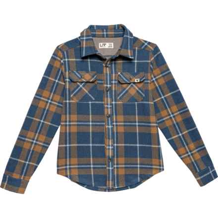 LIV OUTDOOR Big Boys Lichen Shirt - Long Sleeve in Lion Plaid