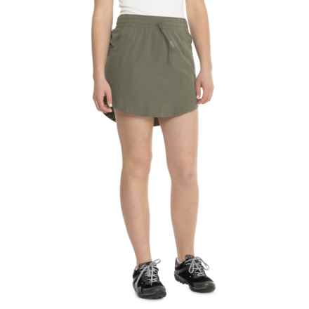 LIV OUTDOOR Cascade Lightweight Stretch Ripstop Skort - UPF 50+ in Vetiver