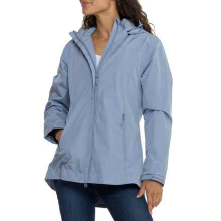 LIV OUTDOOR Nimbus Rain Shell Jacket in Rainwashed