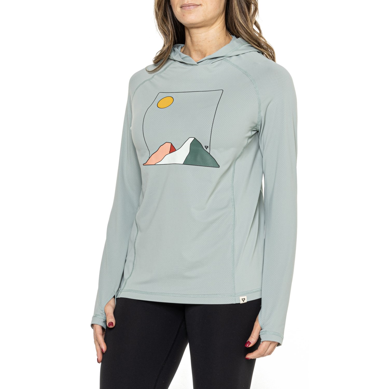 LIV OUTDOOR Suncatcher Graphic Mesh Hoodie UPF 50+ Save 39