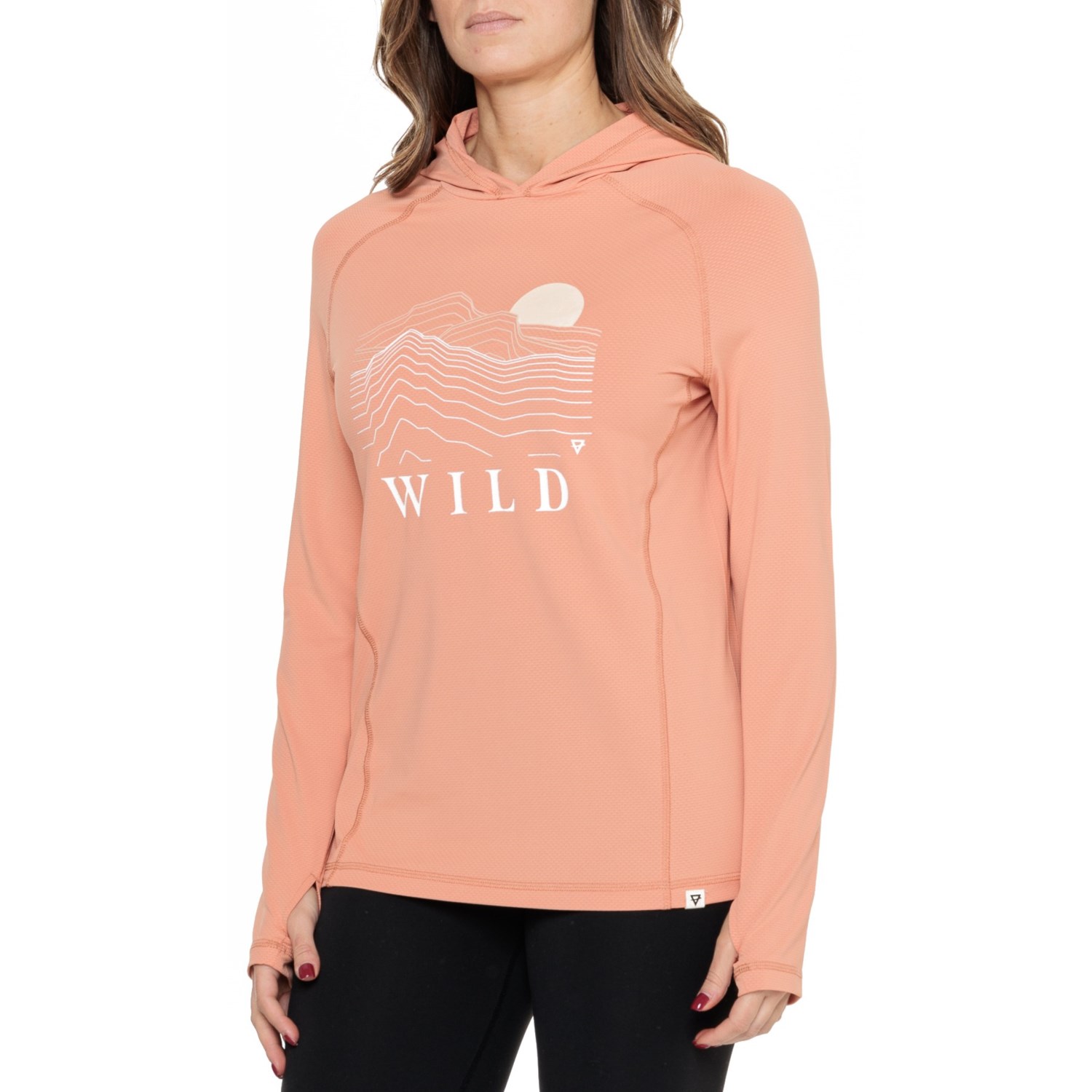 LIV OUTDOOR Suncatcher Graphic Mesh Hoodie UPF 50+ Save 39