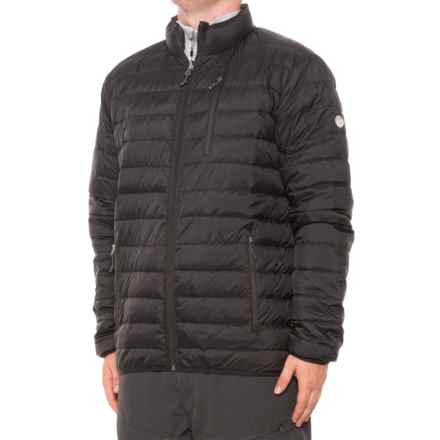 Liv Outdoors Summit Down-Blend Reversible Packable Jacket - Insulated in Black/Asphalt