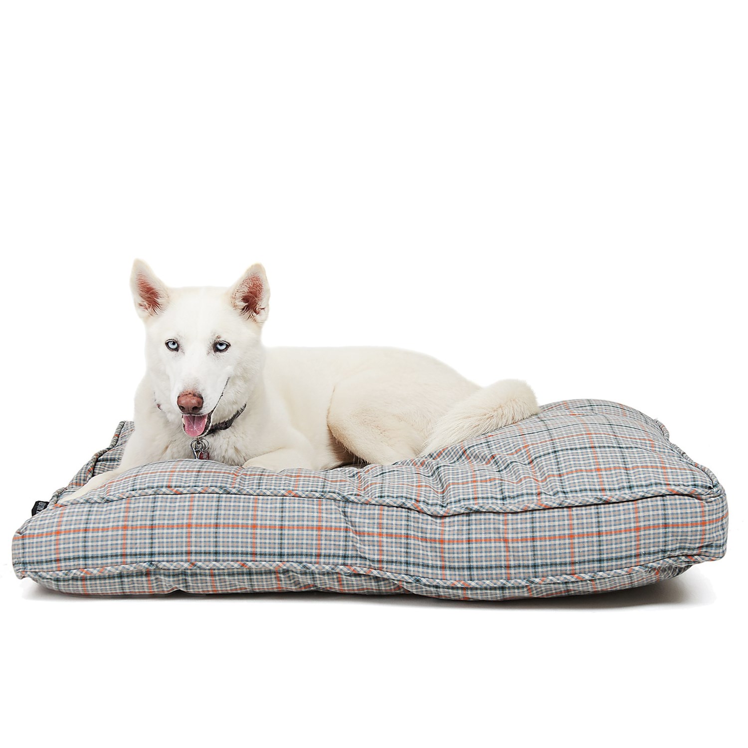 Live Love Bark Window Plaid Rectangular Dog Bed 28 40   Live Love Bark Window Plaid Rectangular Dog Bed 28x40 In Steele Blue~p~218xn 01~1500.2 