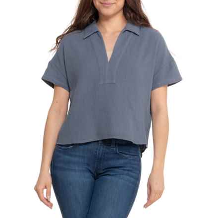 Lole Breezy Shirt - Short Sleeve in Ironstone