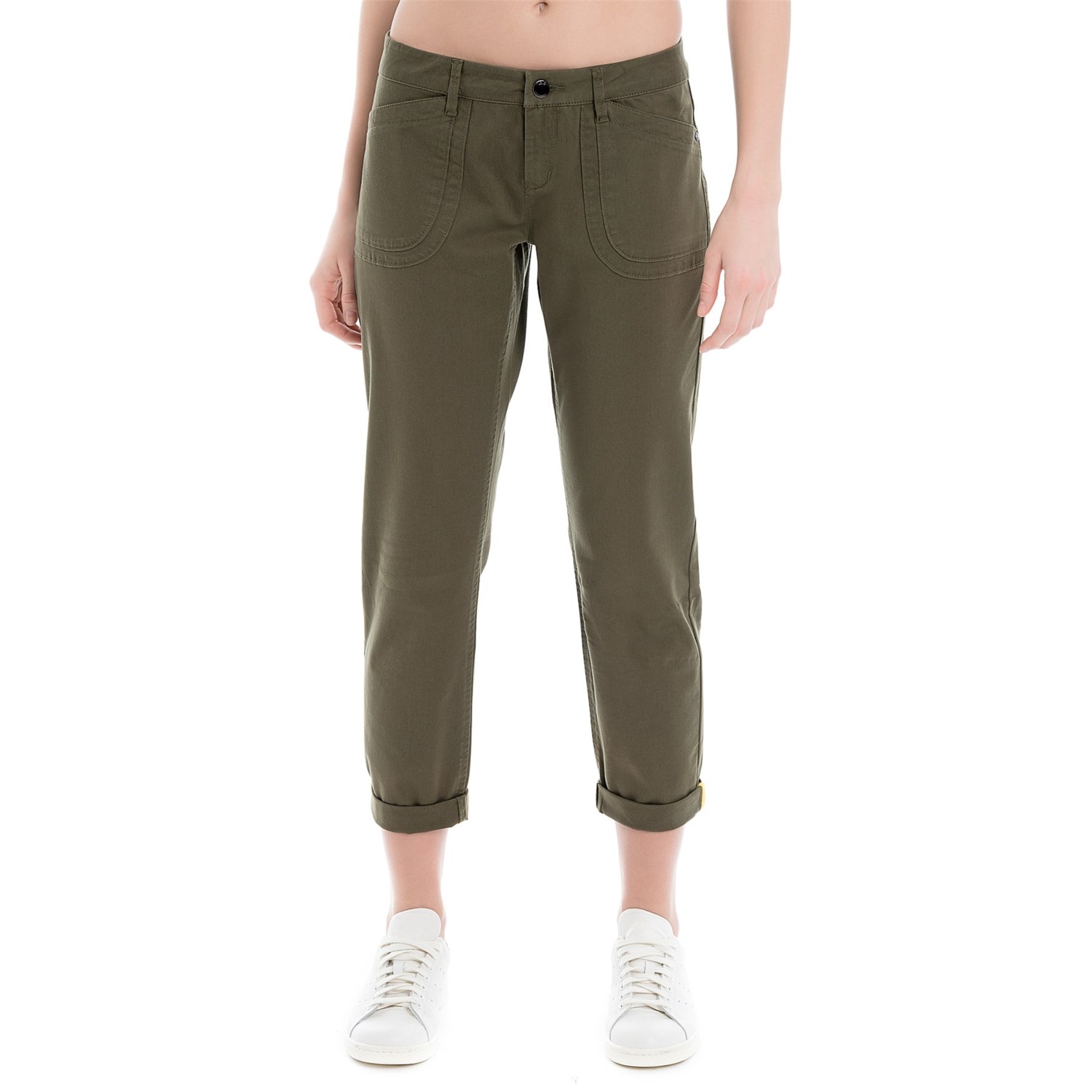 women's cotton capris