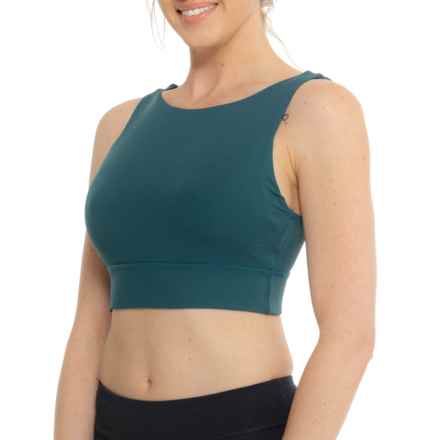 Lole Step Up Sports Bra - Medium Impact in Emerald