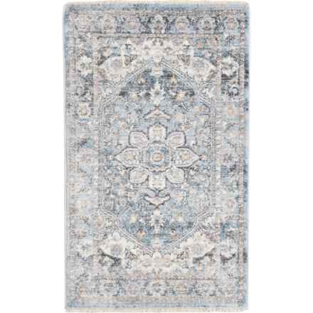 Loloi Cypress Rug - 2’3”x3’10”, Charcoal-Blue in Charcoal /Blue