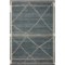 Loloi Diamond Shaped Area Rug - 4x6’, Denim in Denim