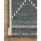 5FPNK_2 Loloi Diamond Shaped Area Rug - 4x6’, Denim