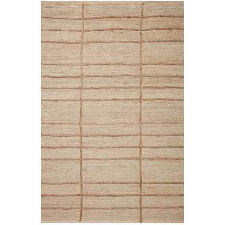 Loloi Hand Tufted 100% Jute Area Rug - 5’x7’6”, Natural in Natural