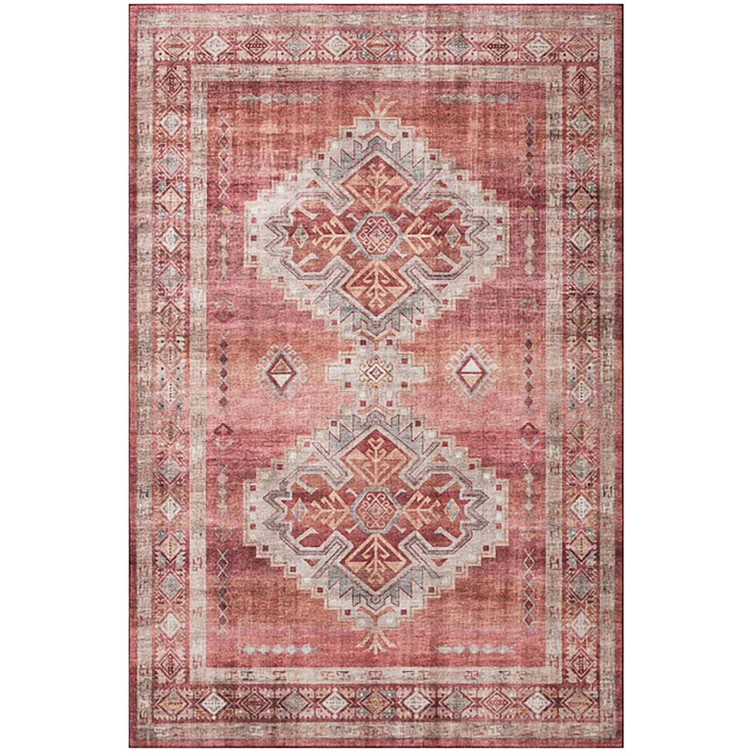 Loloi Heidi Area Rug 5’x7’6”, SunsetNatural