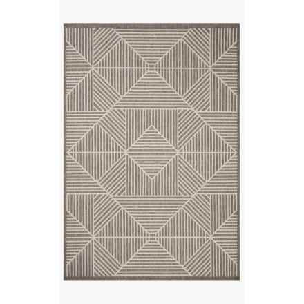 Loloi Indoor-Outdoor Area Rug - 5’3”x7’7”, Natural-Ivory in Natural/Ivory