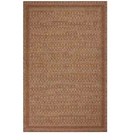 Loloi Indoor-Outdoor High Traffic Area Rug - 5’x7’7”, Natural-Fiesta in Natural/Fiesta