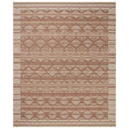 Loloi Indoor-Outdoor Recycled Area Rug - 5’x7’6”, Natural in Natural