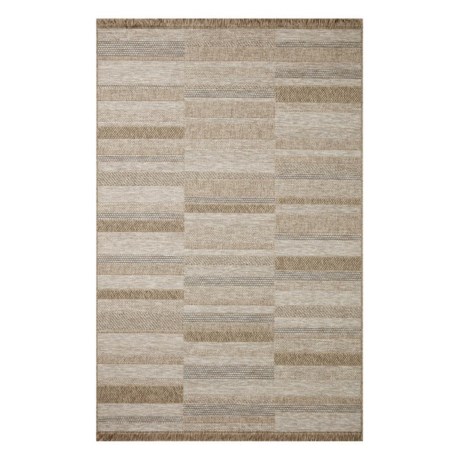 Loloi Indoor-Outdoor Water-Resistant Area Rug - 5’1”x7’7, Natural in Natural