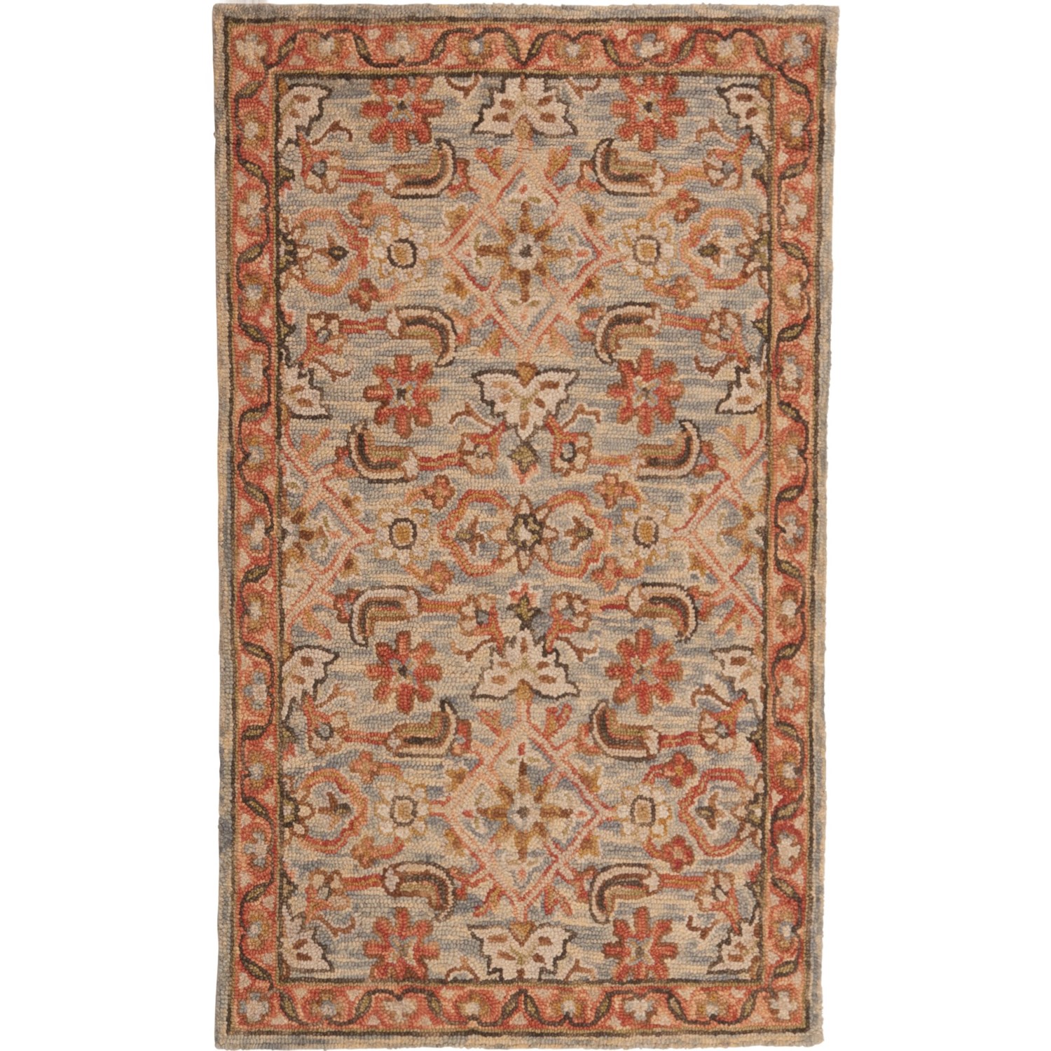 Loloi Updated Traditional Accent Rug 2’3”x3’9”, Hand Hooked Wool