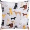 Loloi Whimsy Dog Throw Pillow - 18x18”, Feather Fill in Multi