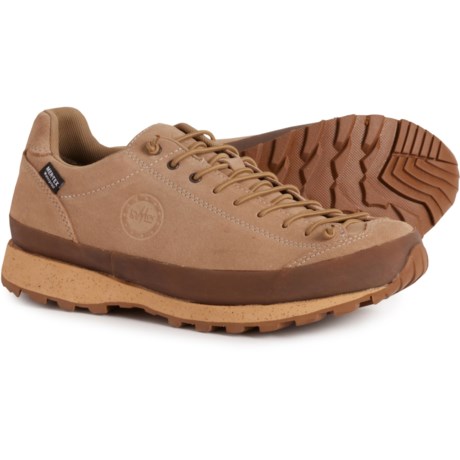 LOMER Bio Naturale Eco MER-TEX Hiking Shoes - Waterproof, Suede (For Men and Women) in Cappuccino