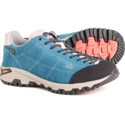 LOMER Maipos MER-TEX Hiking Shoes - Waterproof, Suede (For Men and Women) in Petrol/Lotus