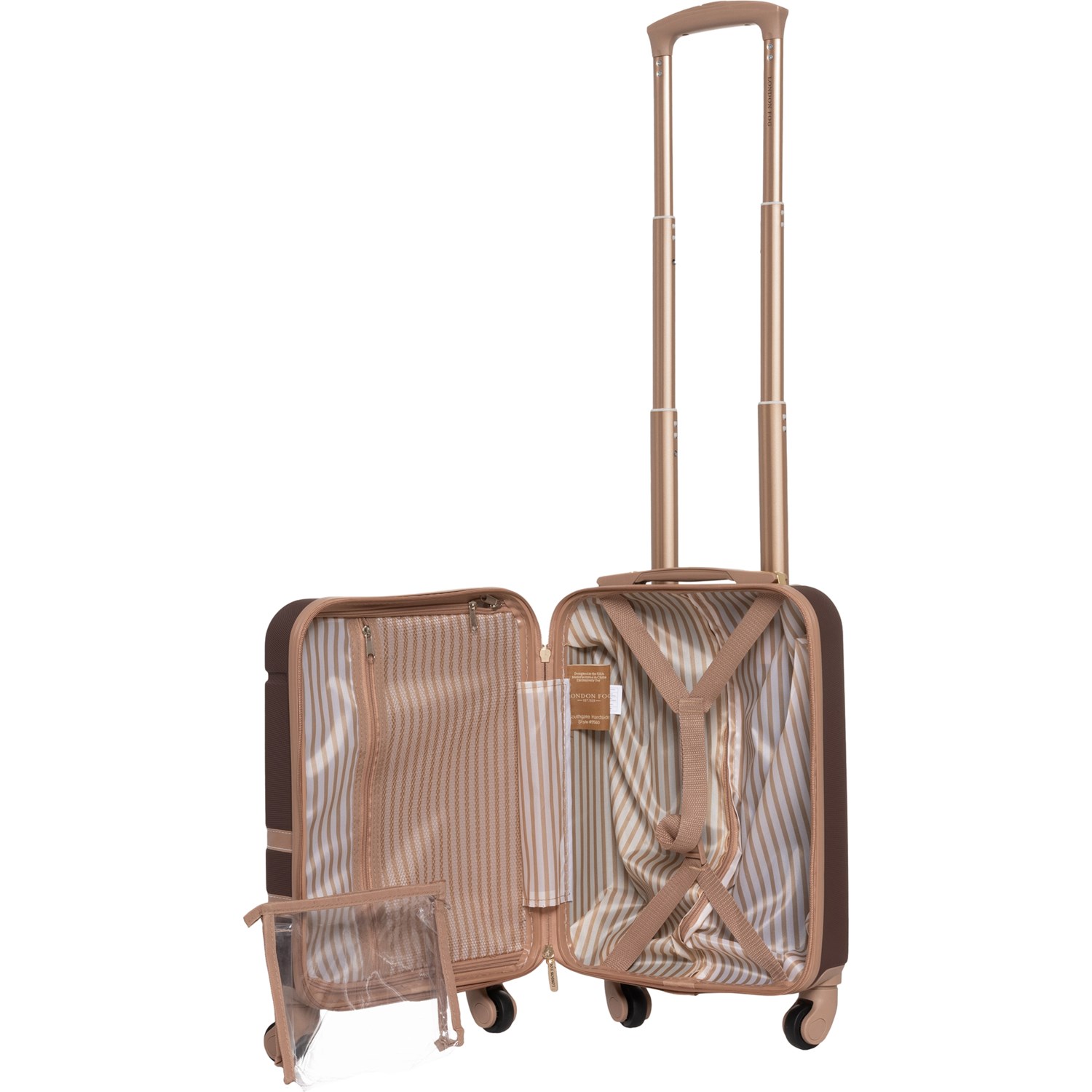 London Fog 16” Southgate Underseater Carry-On Spinner Suitcase