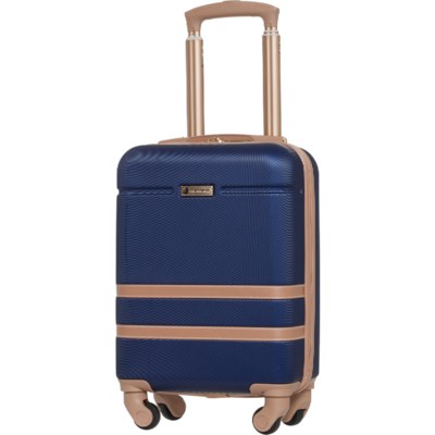 (取寄) ロンドン フォグ 16インチ アンダーシーター キャリーオン スピナー スーツケース - ハードサイド, London Fog 16” Southgate Underseater Carry-On Spinner Suitcase - Hardside, Sand-Sand  White/Sand london-fog-16-southgate-