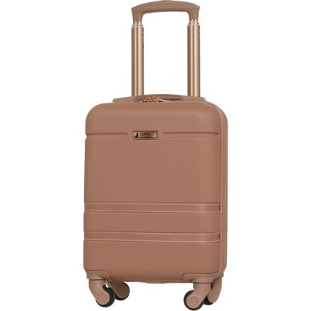 (取寄) ロンドン フォグ 16インチ アンダーシーター キャリーオン スピナー スーツケース - ハードサイド, London Fog 16” Southgate Underseater Carry-On Spinner Suitcase - Hardside, White-Sand  White/Sand London Fog 16” Southgate Underseater Carry-On Spinner Suitcase