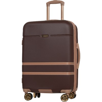 (取寄) ロンドン フォグ 24インチ スピナー スーツケース - ハードサイド, エクスパンダブル, London Fog 24” Southgate Spinner Suitcase - Hardside, Expandable, Chocolate-Sand  Chocolate/Sand london-fog-24-southgate-