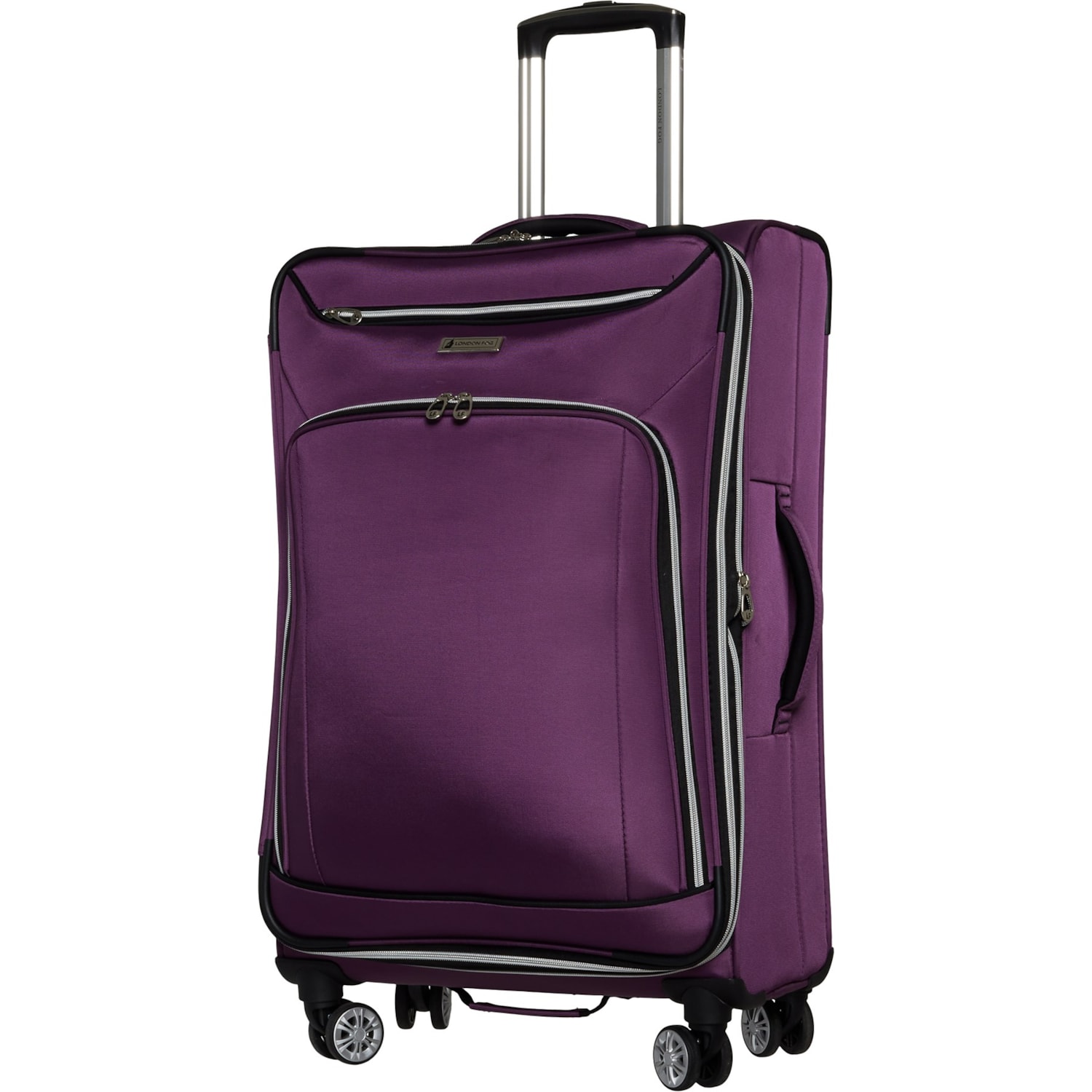 London Fog 26” Coventry Spinner Suitcase - Softside, Expandable