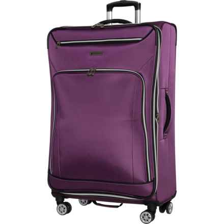 30” Coventry Spinner Suitcase - Softside, Expandable, Plum in Plum