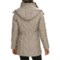 143YF_3 London Fog Down Quilted Puffer Coat - Removable Hood (For Women)