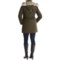 9502J_2 London Fog Fly Front Jacket - Faux-Fur Trim (For Women)