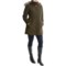 9502J_3 London Fog Fly Front Jacket - Faux-Fur Trim (For Women)