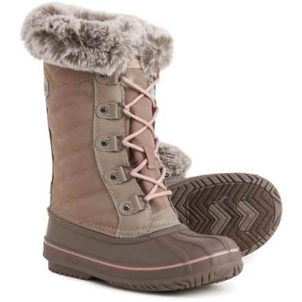 Girls Fulham Snow Boots in Taupe