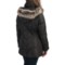 9502K_2 London Fog Quilted Down Coat - Faux-Fur Collar Trim (For Women)