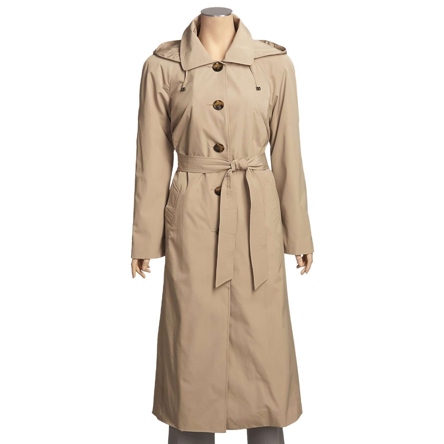 London Fog Single-Breasted Trench Coat - Plus Size, Zip-Out Liner ...