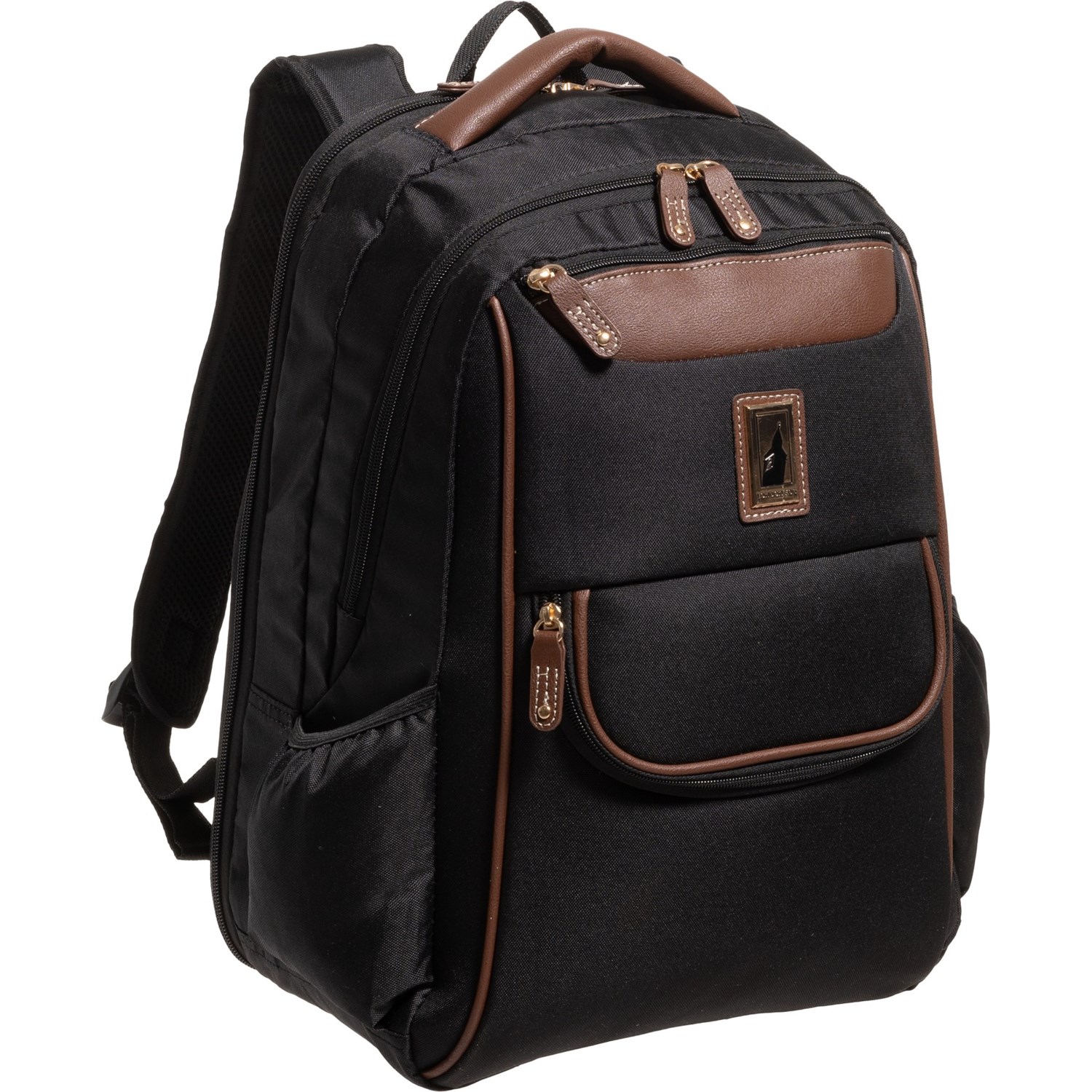 (取寄) ロンドン フォグ ウェストミンスター DLX バックパック - London Fog Westminster DLX Backpack - Black-Chestnut  Black/Chestnut London Fog Westminster DLX Backpack - Black-Chestnut - Save 48%
